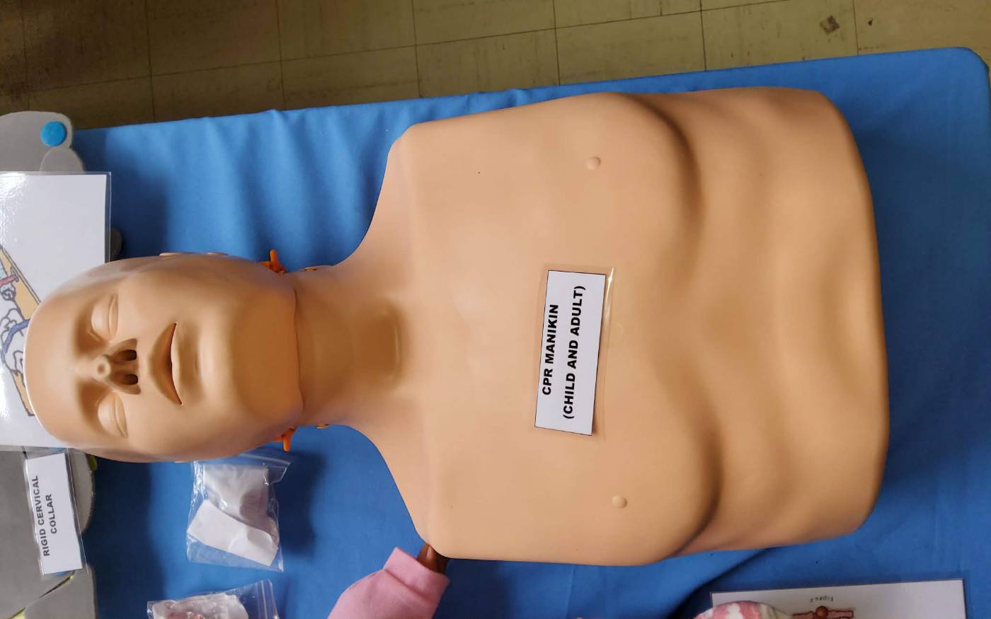 CPR manikin used in first aid training